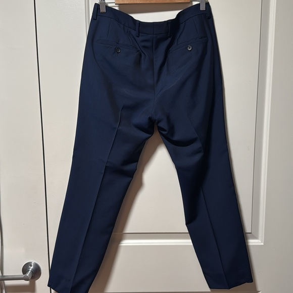 Hugo Boss wool/mohair Blue double breasted slim fit suit size 36R - Picture 7 of 7